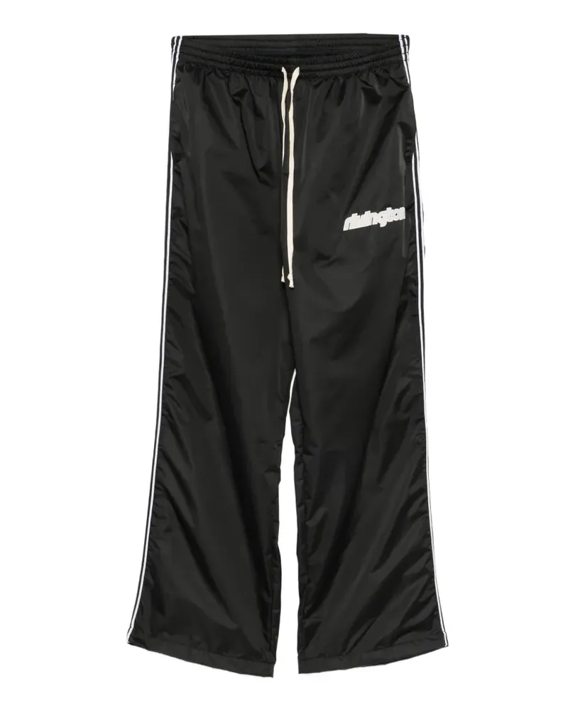 RRR123 Flagship Apostol Jogginghose mit Logo-Print - Schwarz Schwarz
