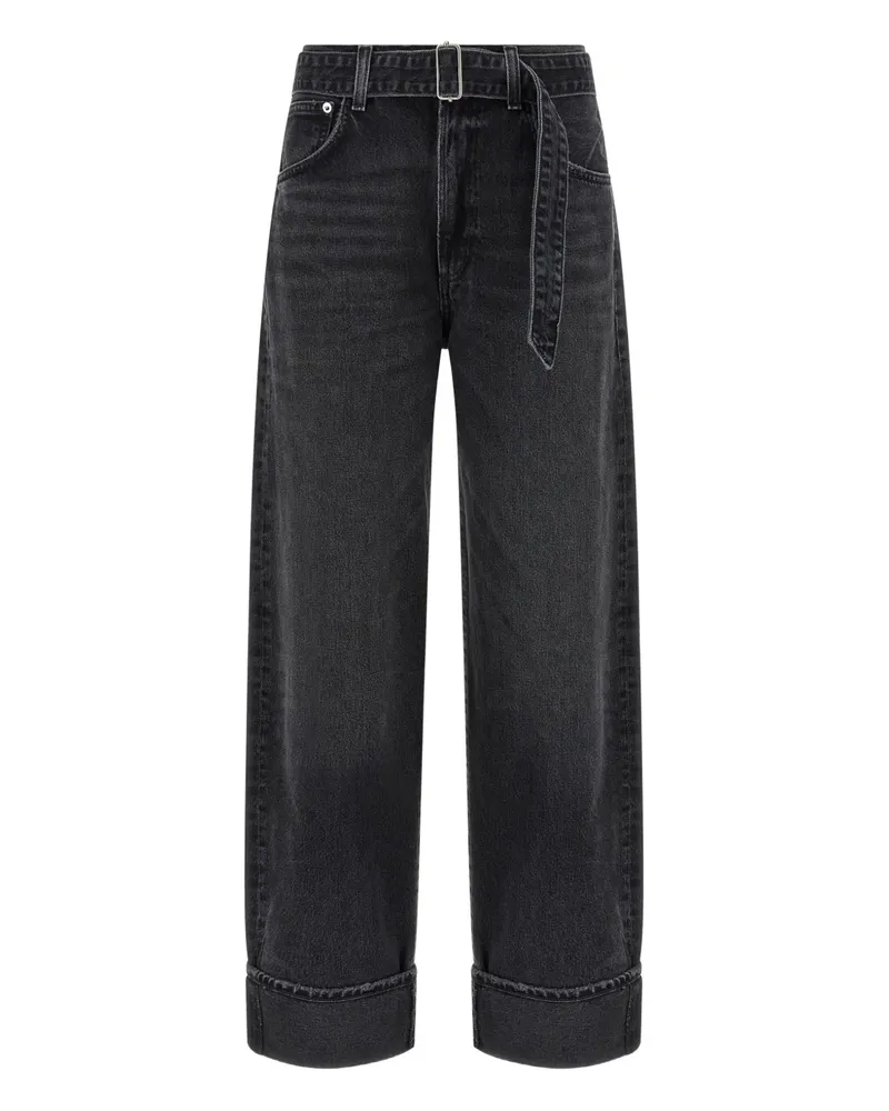 AGOLDE Jeans mit Gürtel - Grau Grau