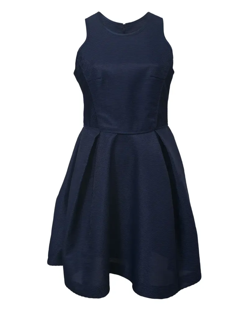 Maje pleated sleeveless mini dress - Blau Blau