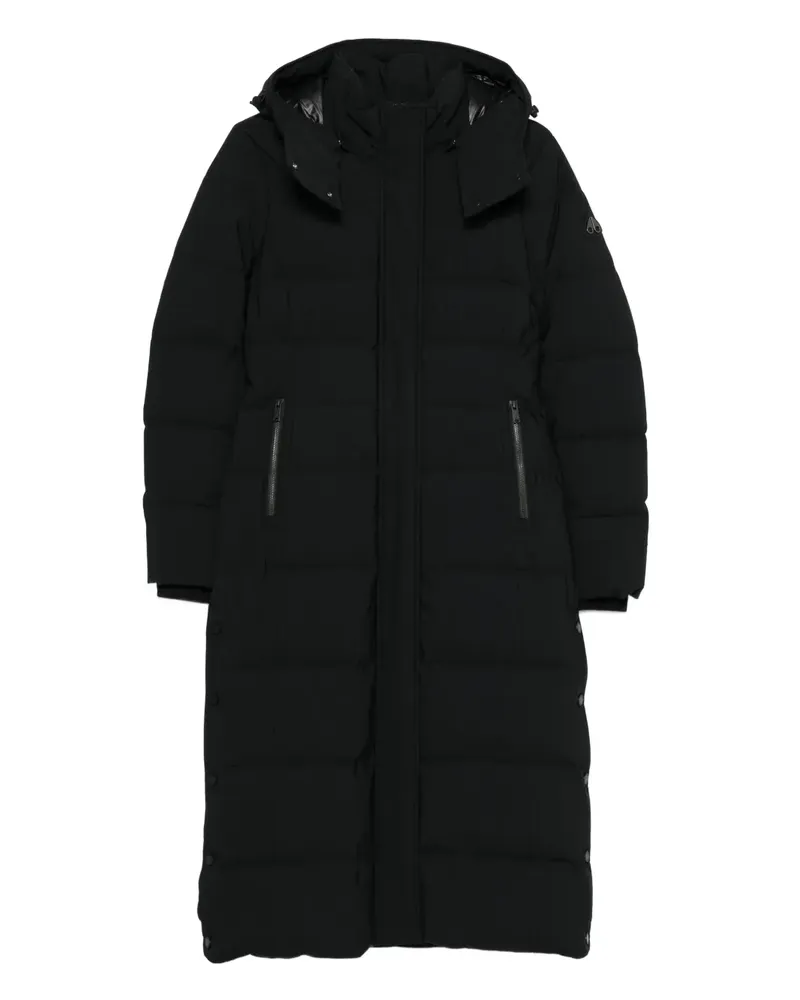 Moose Knuckles Gefütterte Kapuzenjacke - Schwarz Schwarz