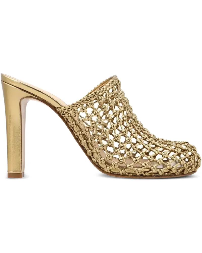 Ferragamo Mules mit hohem Absatz - Gold Gold