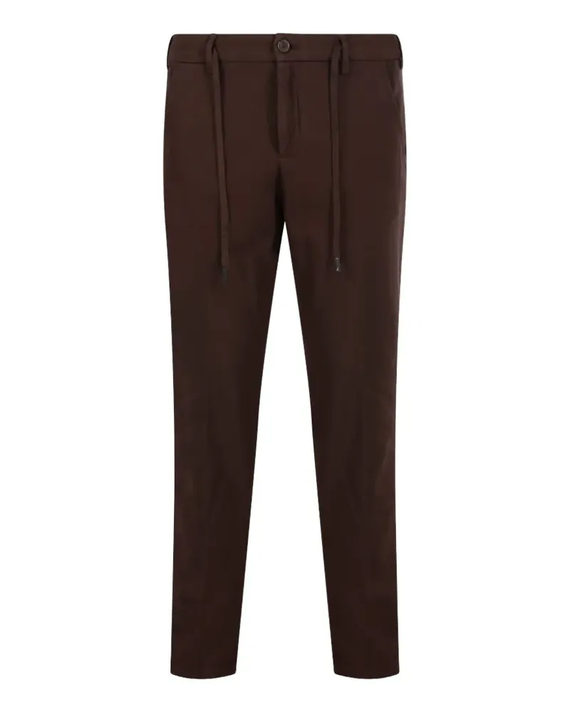 MYTHS Hose mit Kordelzug - Braun Braun