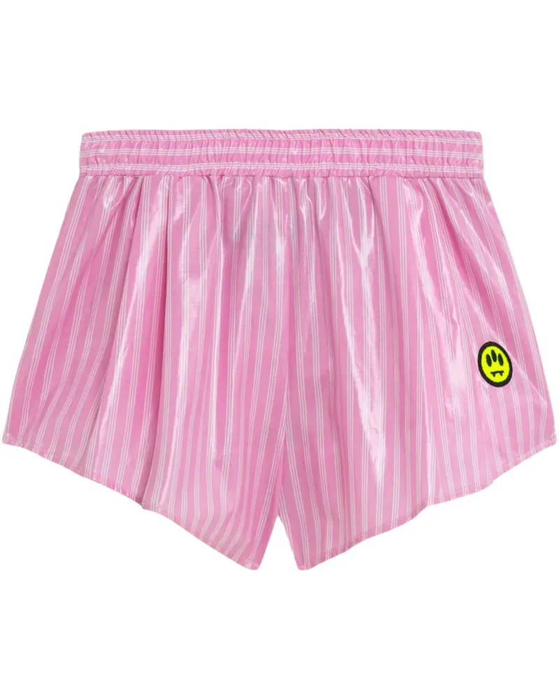 BARROW Gestreifte Shorts - Rosa Rosa