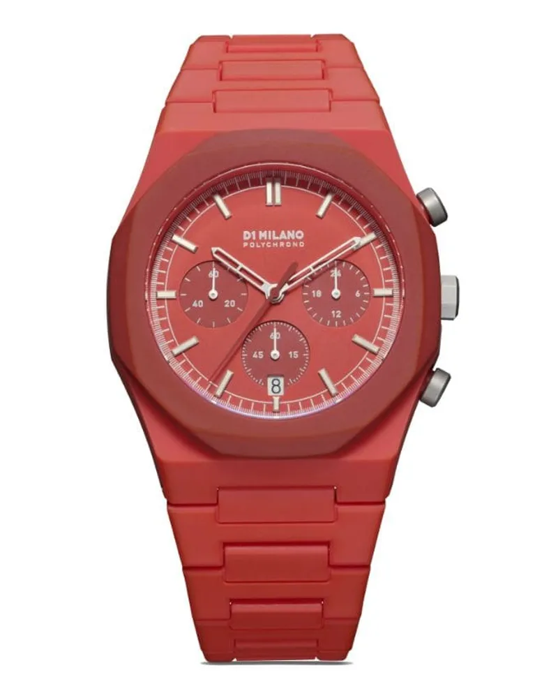 D1 Milano Polychrono 40,5mm Rot