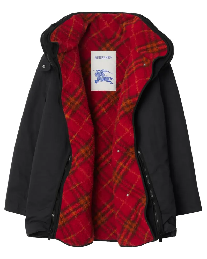 Burberry Jacke mit abnehmbarem Wärmer - Schwarz Schwarz