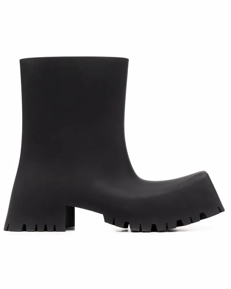 Balenciaga Trooper Stiefel - Schwarz Schwarz