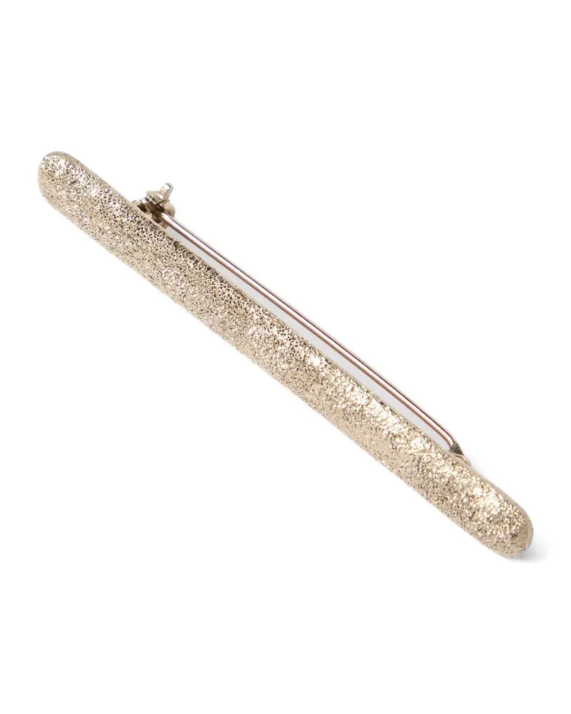 Brunello Cucinelli Brosche im Glitter-Look - Gold Gold