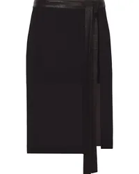 Proenza Schouler Midirock im Layering-Look Schwarz