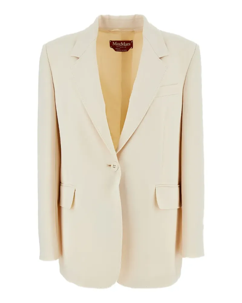 Max Mara Jacke mit Klappentasche - Nude Nude