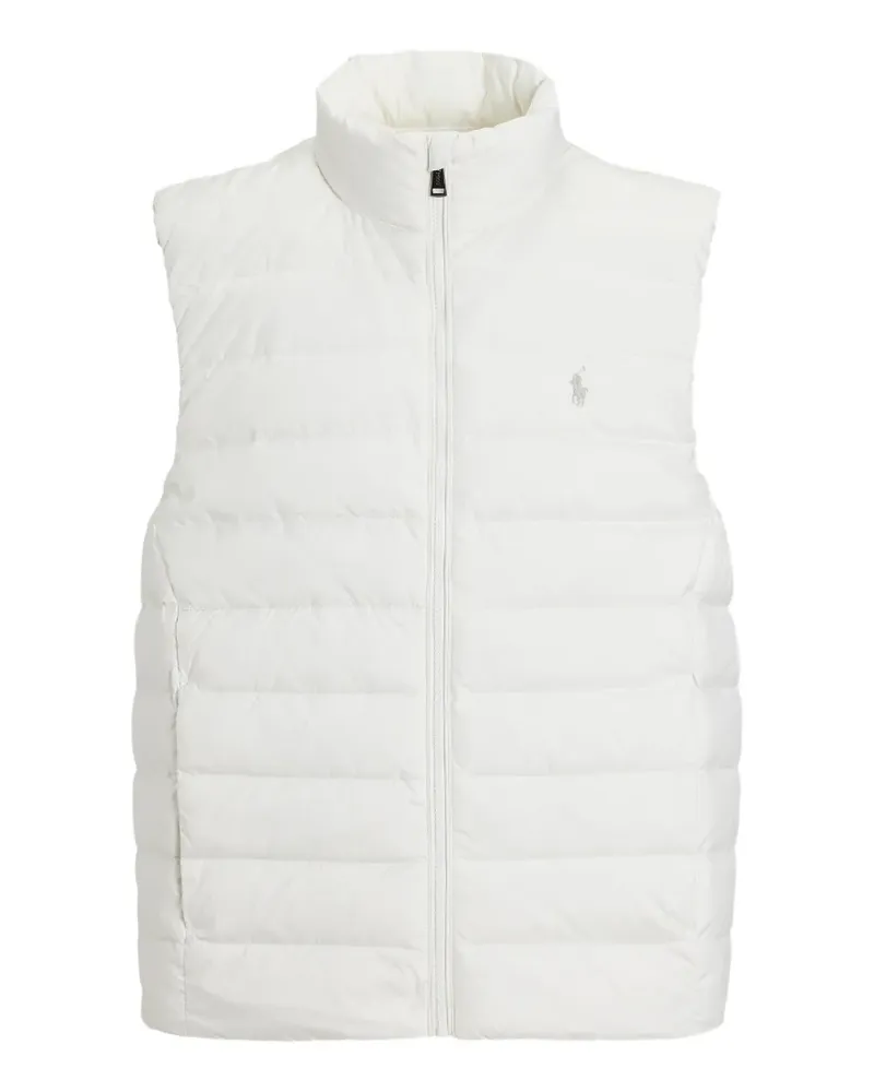 Ralph Lauren logo-embroidered pocket gilet - Weiß Weiß