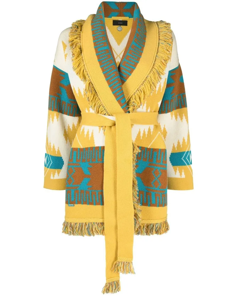 Alanui Icon Jacquard-Cardigan - Weiß Weiß
