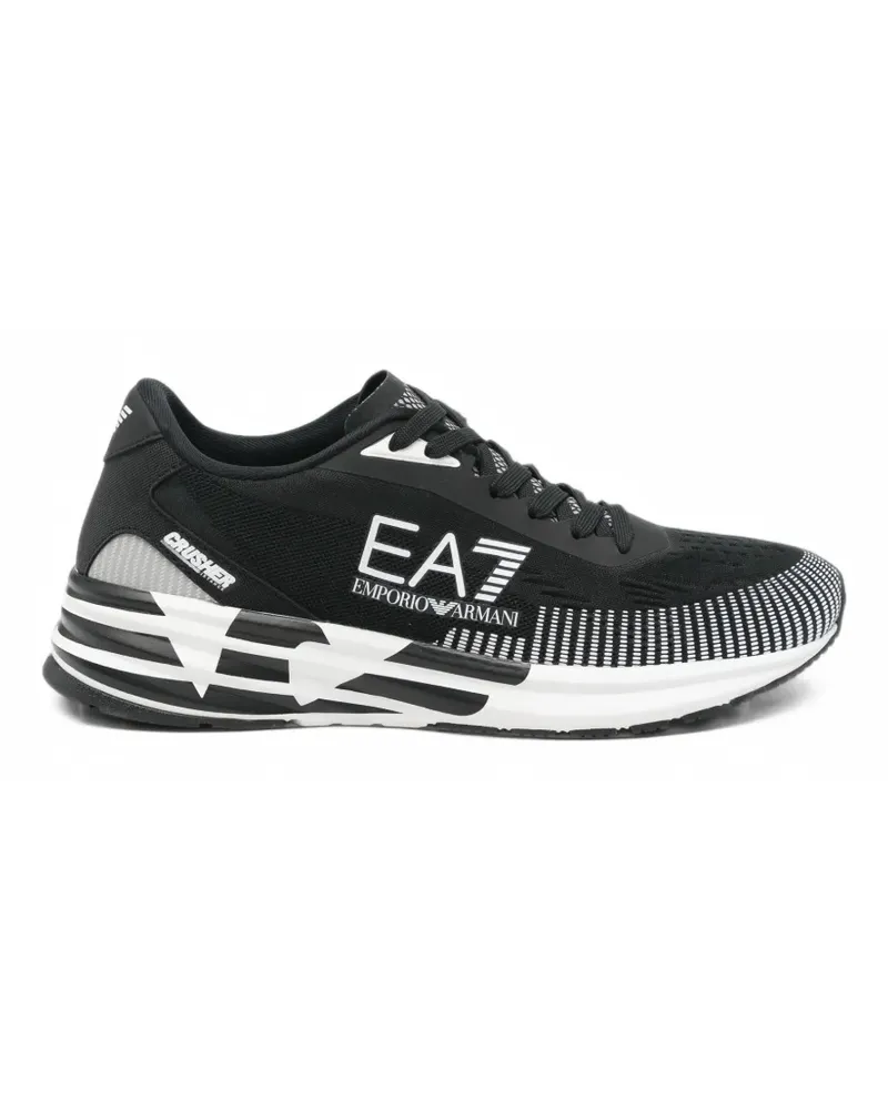 EA7 Crusher Distance Sneakers - Schwarz Schwarz