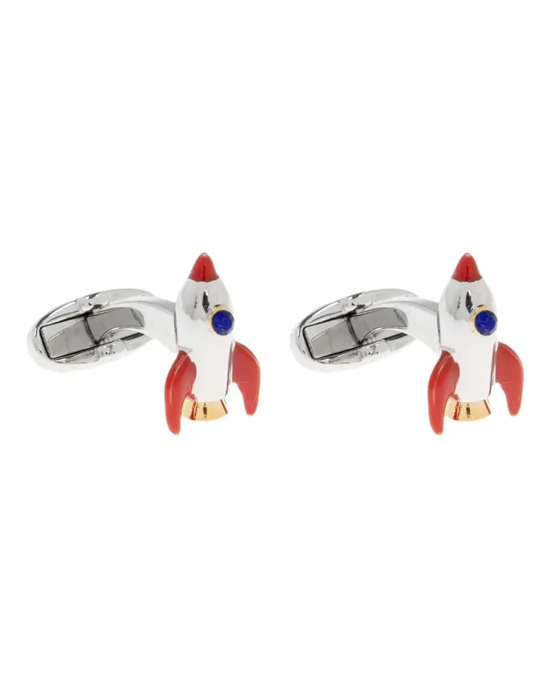 Paul Smith Manschettenknöpfe mit Raketenmotiv - Silber Silber