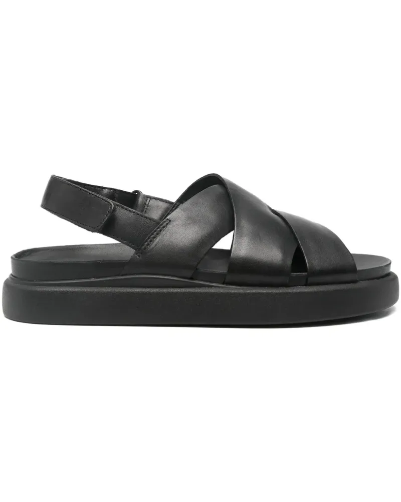 Clarks Aristella Slingback-Sandalen mit überkreuzten Riemen 25mm - Schwarz Schwarz