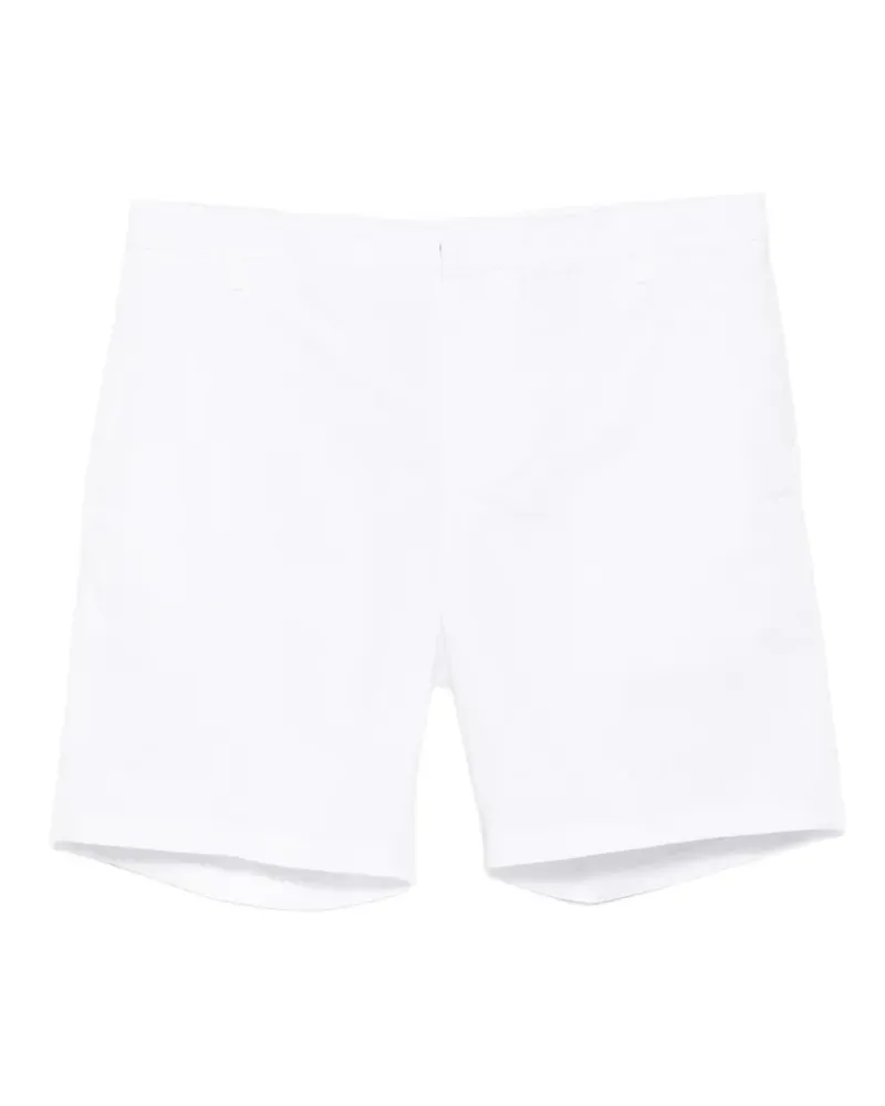 Dondup Manheim logo-appliqué chino shorts - Weiß Weiß