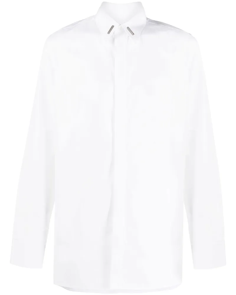 Givenchy Hemd mit Beschlägen - Weiß Weiß