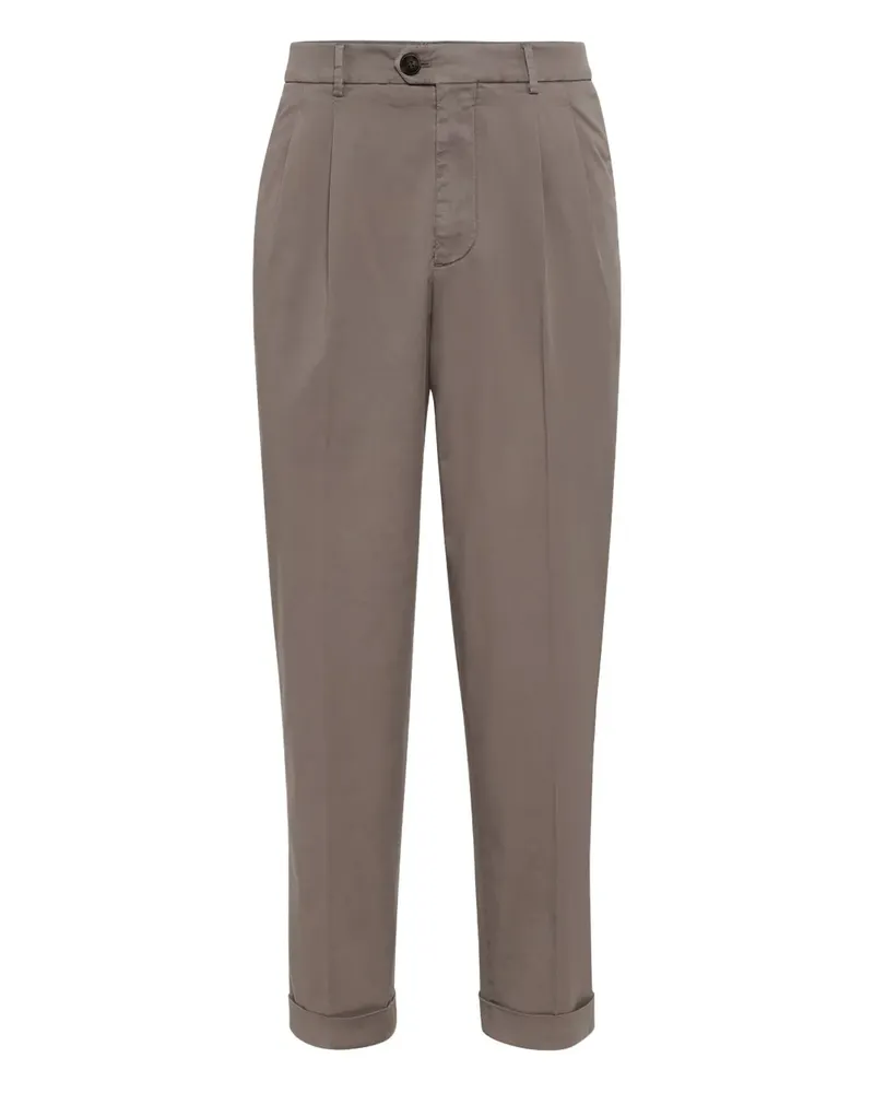 Brunello Cucinelli Hose mit Bundfalten - Braun Braun