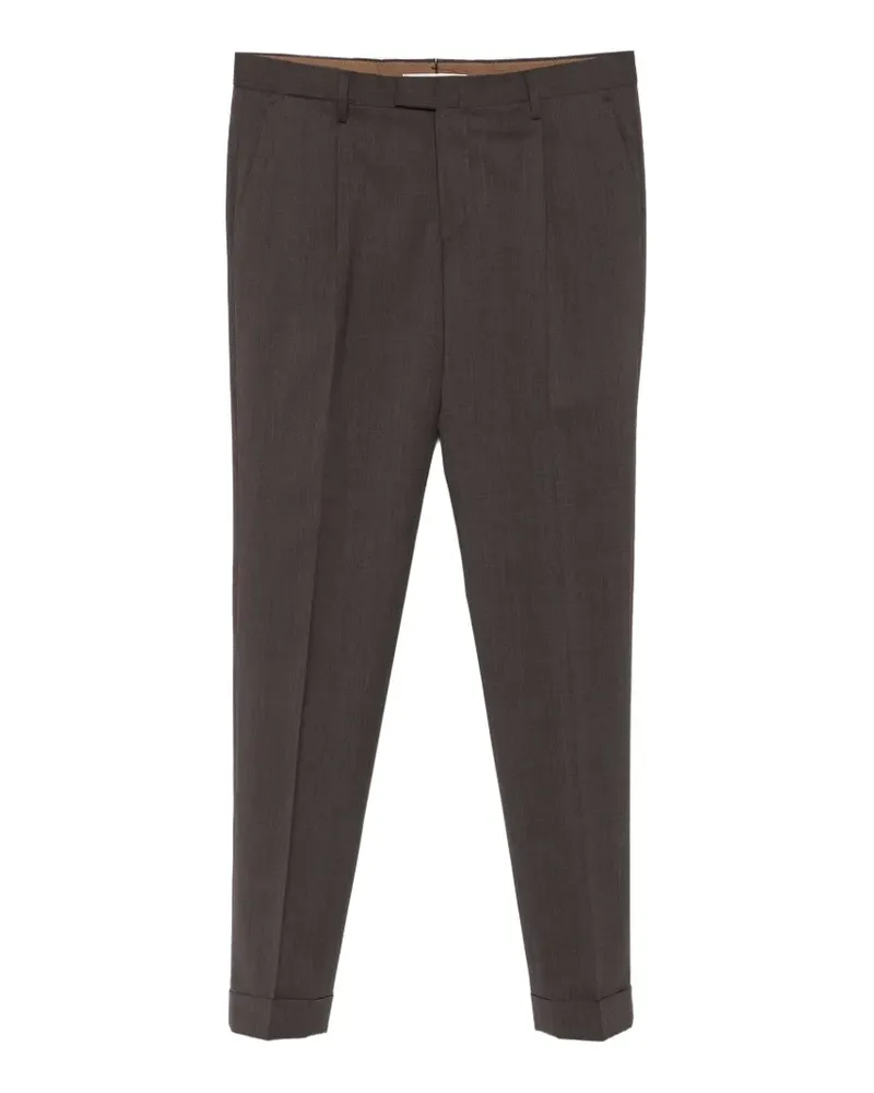 Briglia 1949 Bundfaltenhose mit Umschlag - Braun Braun