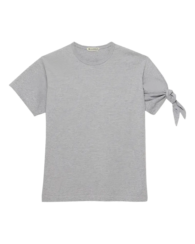 J.W.Anderson T-Shirt mit Knotendetail - Grau Grau