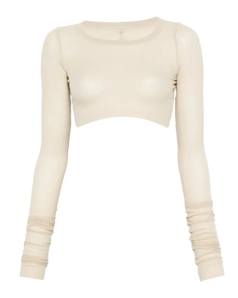 Rick Owens long-sleeve top - Nude Nude