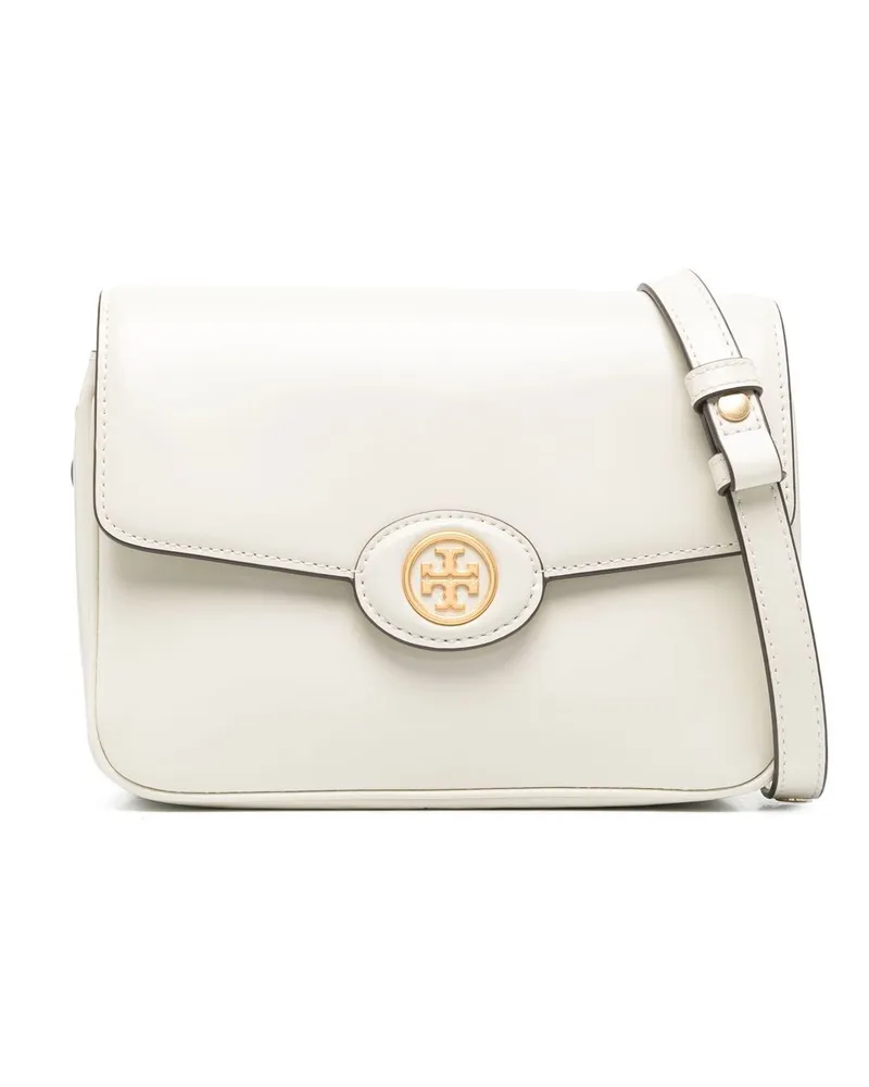 Tory Burch Robinson Spazzolato Schultertasche - Nude Nude