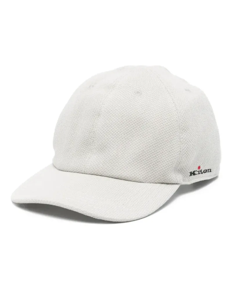 Kiton logo-embroidered baseball cap - Grau Grau