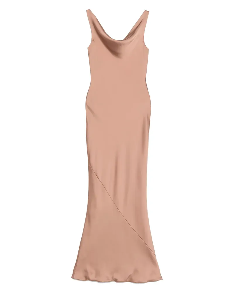 Norma Kamali Maria Maxikleid - Braun Braun