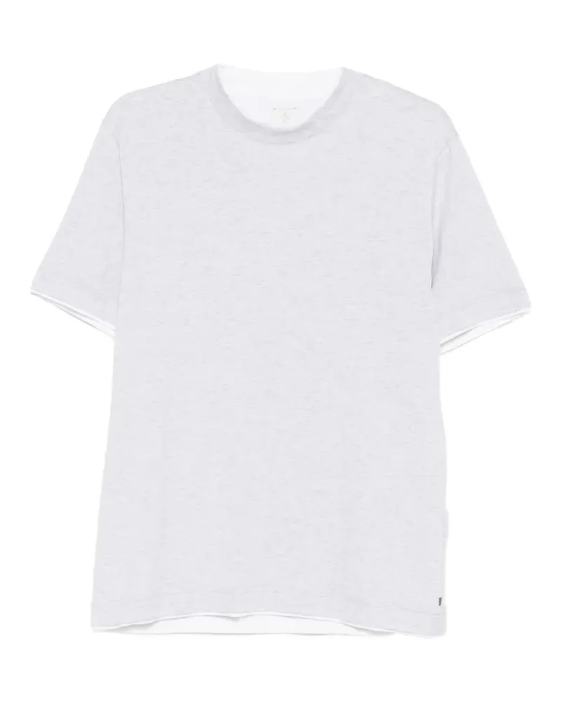 Eleventy T-Shirt mit rundem Ausschnitt - Grau Grau