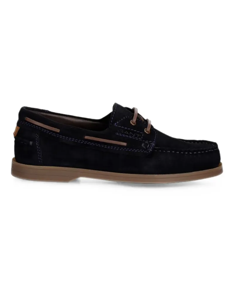 Gant Segelschuhe aus Wildleder - Blau Blau