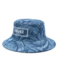 Versace Jeans-Fischerhut aus Denim Blau