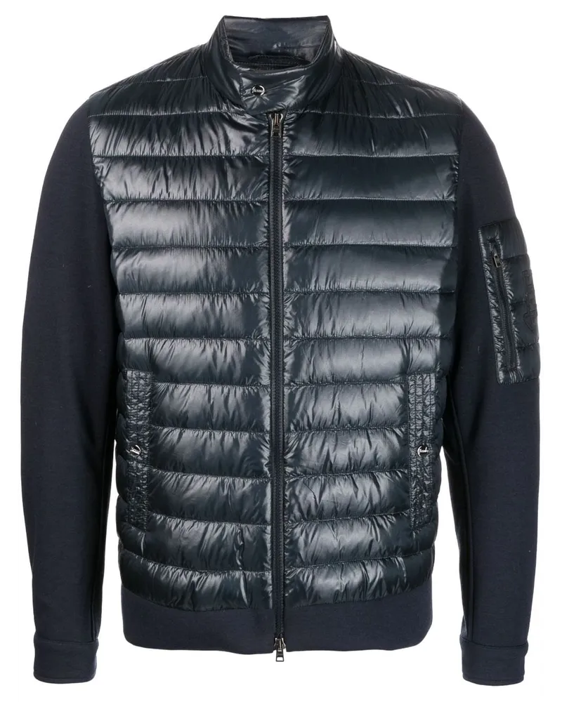 Herno Jacke mit gefütterten Einsätzen - Blau Blau