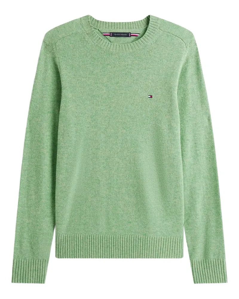 Tommy Hilfiger logo-detail crew-neck sweater - Grün Grün