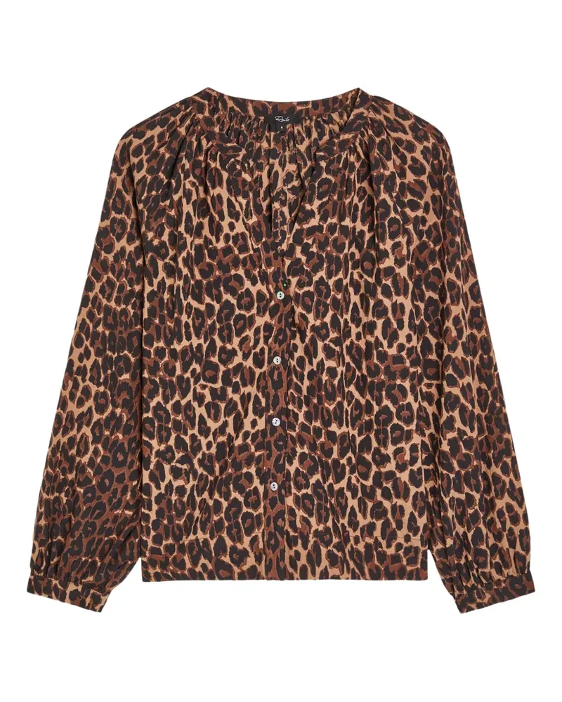 RAILS Saint animal-print blouse - Braun Braun