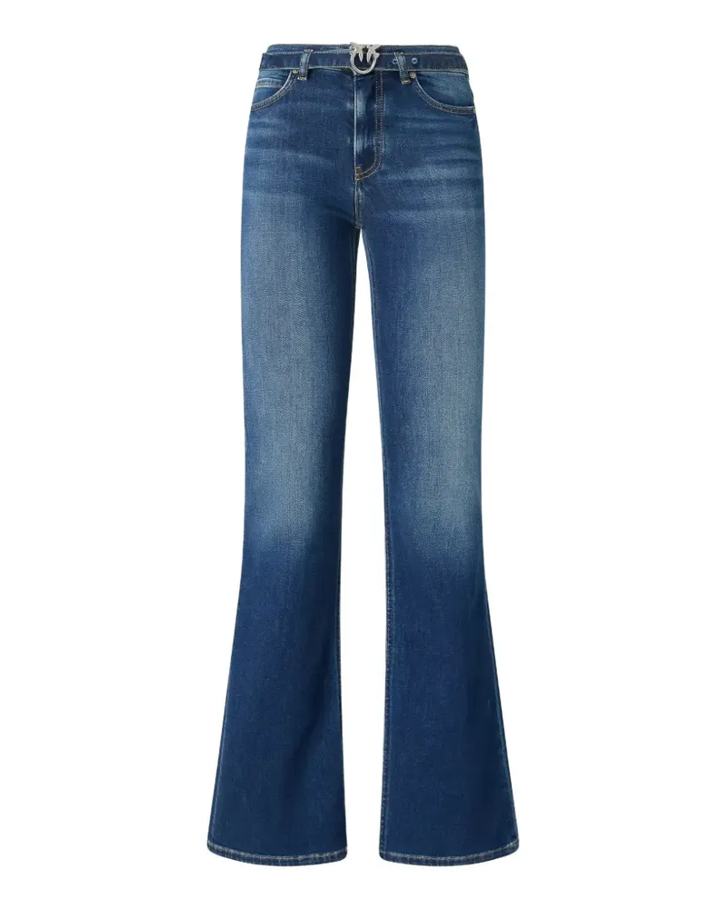 Pinko Schlagjeans mit Love Birds-Schnalle - Blau Blau