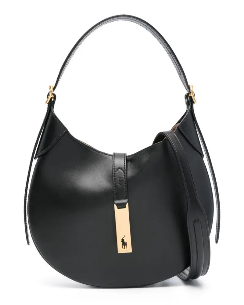 Ralph Lauren Kleine Schultertasche - Schwarz Schwarz