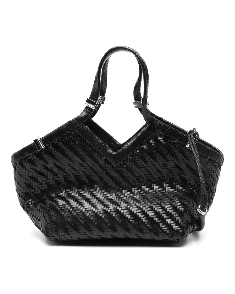 Benedetta Bruzziches small Usha leather tote bag - Schwarz Schwarz