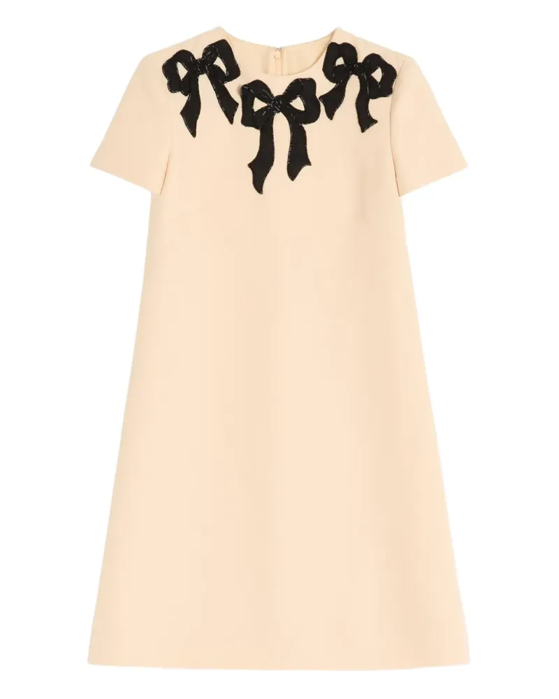 Valentino Garavani Kleid mit Schleifenstickerei - Nude Nude