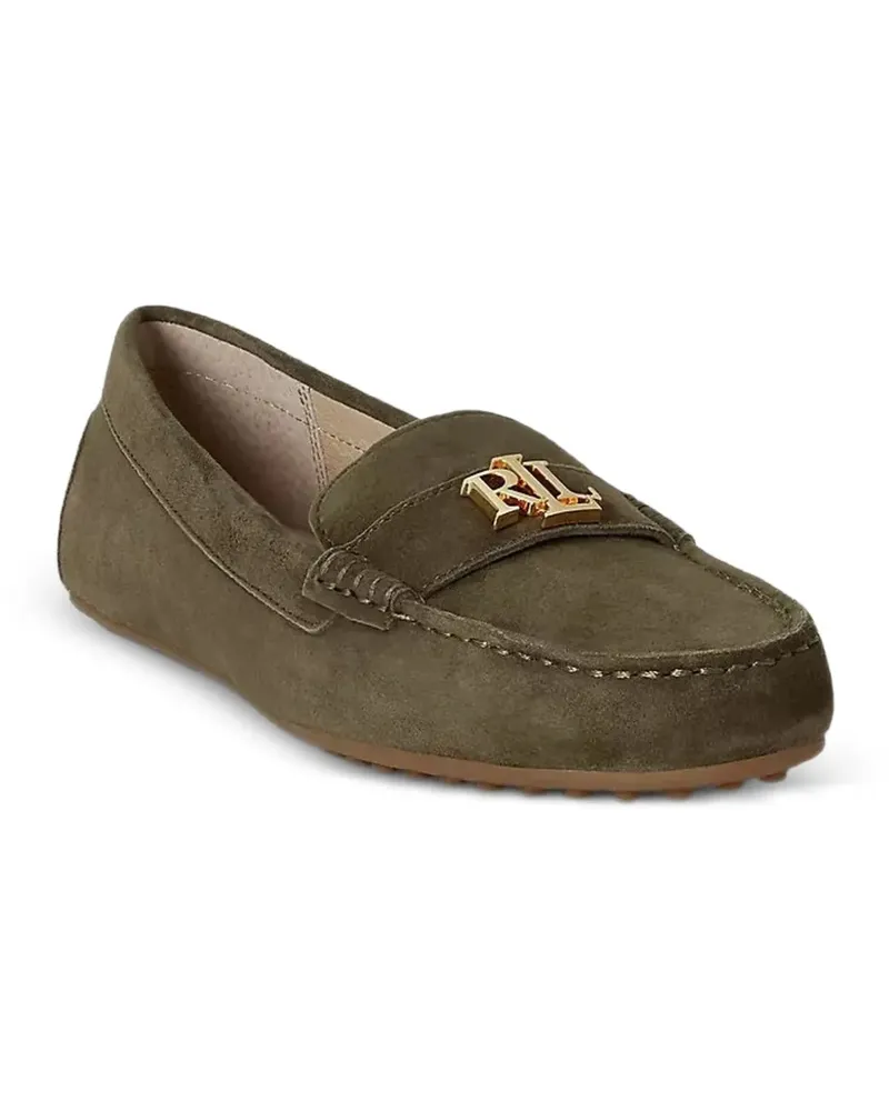 Ralph Lauren Barnsbury Loafer mit Logo-Schild - Grün Grün