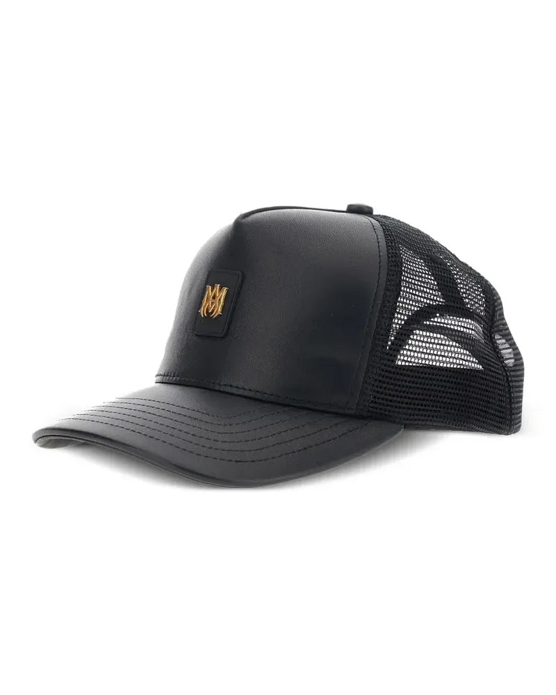 Amiri logo-patch baseball hat - Schwarz Schwarz