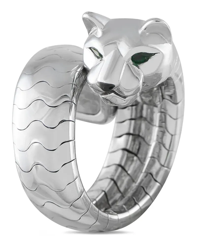 Cartier Panthere Lakarda tsavorite and onyx ring - Silber Silber
