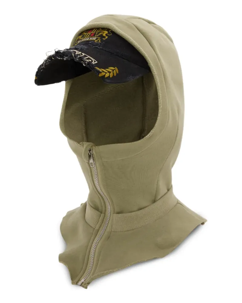 Martine Rose cut-out peaked hood - Nude Nude