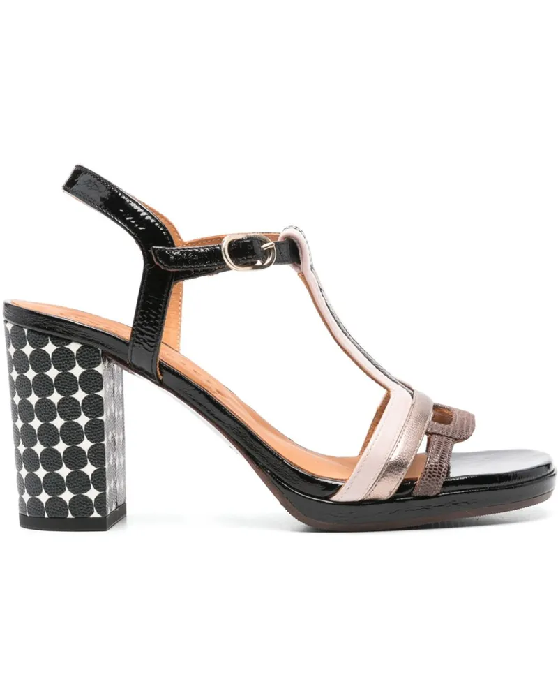 Chie Mihara Peyate Sandalen 85mm - Schwarz Schwarz