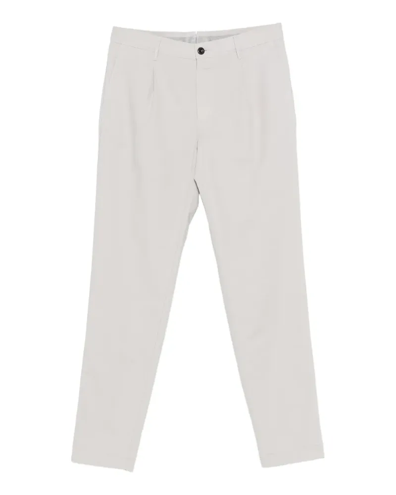 Incotex pleated cotton trousers - Nude Nude