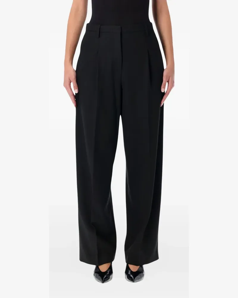 By Malene Birger Plissierte Hose - Schwarz Schwarz