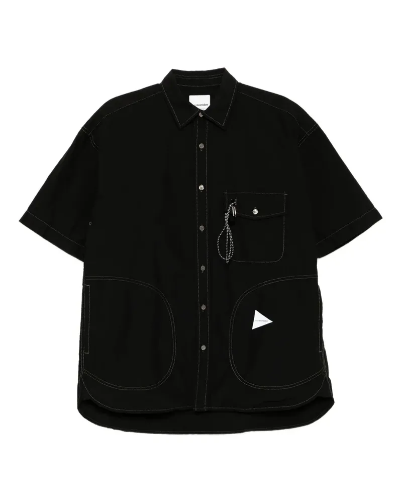 and wander Cordura Hemd - Schwarz Schwarz