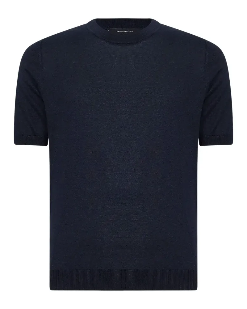Tagliatore T-Shirt mit rundem Ausschnitt - Blau Blau