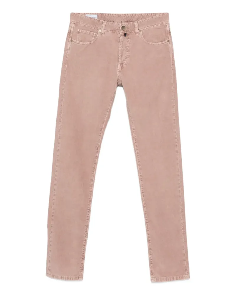 Incotex Hose mit Knöpfen - Rosa Rosa