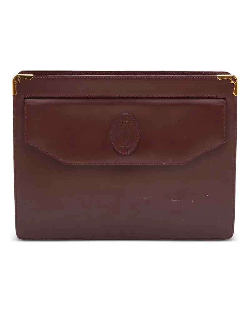 Cartier Must de  Clutch aus Leder - Rot Rot