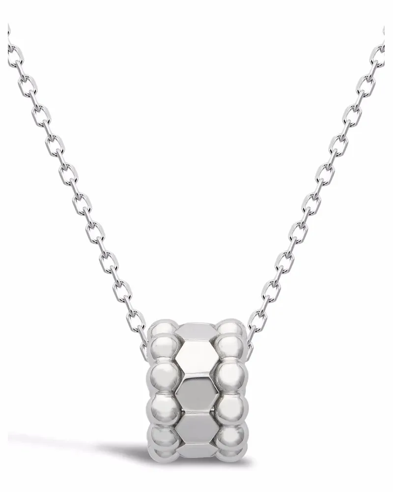 Pragnell 18kt Weißgoldhalskette mit Anhänger - Silber Silber
