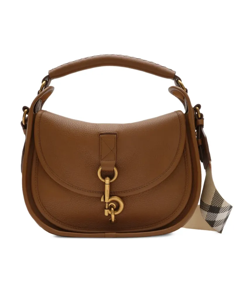 Burberry small B-Clip messenger bag - Braun Braun